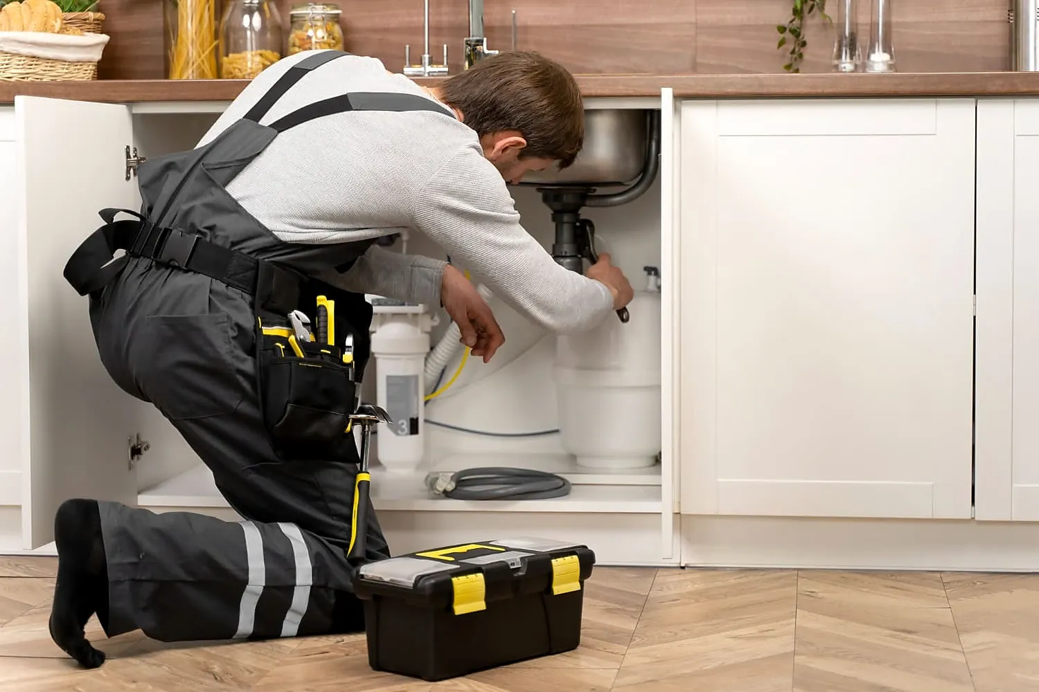 Professional plumbers